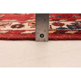 Hand-knotted Andelz Dark Red Wool Soft Rug