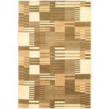 Hand-knotted Aurora Beige, Cream Wool Soft Rug