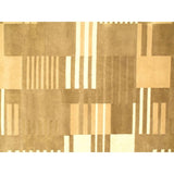 Hand-knotted Aurora Beige, Cream Wool Soft Rug