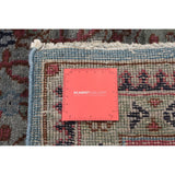 Hand-knotted Color Transition Denim Blue Wool Rug - 8'3 x 11'7