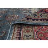 Hand-knotted Color Transition Denim Blue Wool Rug - 8'3 x 11'7