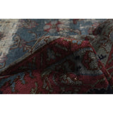 Hand-knotted Color Transition Denim Blue Wool Rug - 8'3 x 11'7