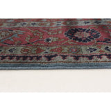 Hand-knotted Color Transition Denim Blue Wool Rug - 8'3 x 11'7