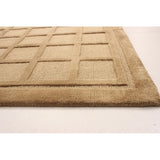 ECARPETGALLERY Hand-knotted Kathmandu Tan Wool Soft Rug