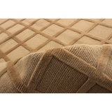 ECARPETGALLERY Hand-knotted Kathmandu Tan Wool Soft Rug