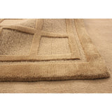 ECARPETGALLERY Hand-knotted Kathmandu Tan Wool Soft Rug