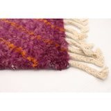 Hand-knotted Pak Finest Marrakesh Purple Wool Soft Rug
