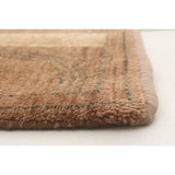 Hand-knotted Peshawar Ziegler Brown Wool Soft Rug
