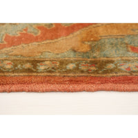 Hand-knotted Peshawar Ziegler Dark Copper Wool Soft Rug