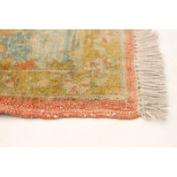 Hand-knotted Peshawar Ziegler Dark Copper Wool Soft Rug