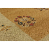 Hand-knotted Peshawar Ziegler Khaki Wool Soft Rug