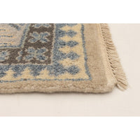 Hand-knotted Royal Kazak Beige Wool Soft Rug