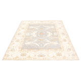 Hand-knotted Royal Oushak Grey Wool Soft Rug