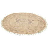 Hand-knotted Royal Ushak Cream Wool Soft Rug