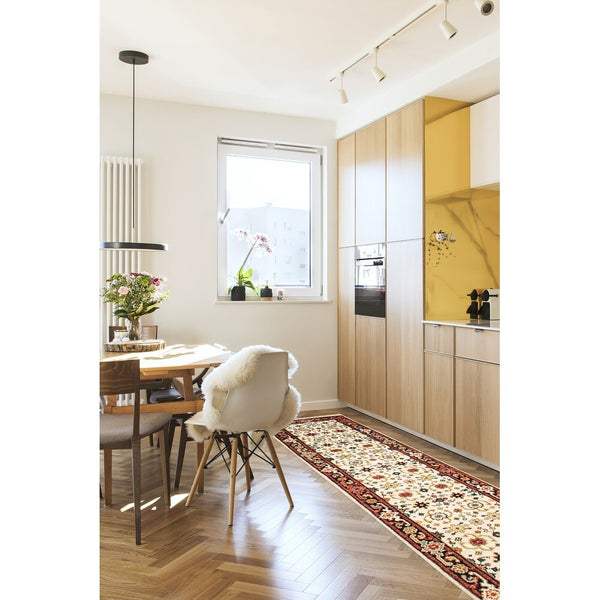 Hand-knotted Serapi Heritage Cream Wool Soft Rug