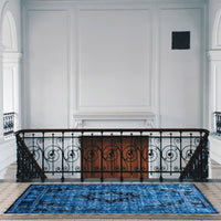 Alexandra Blue Traditional Soft Area Rug