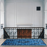 Alexandra Blue Traditional Soft Area Rug