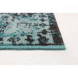 Medallion Aqua Blue Traditional Soft Area Rug