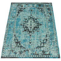 Alexandra Blue Traditional Soft Area Rug