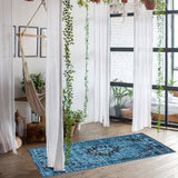 Alexandra Blue Traditional Soft Area Rug