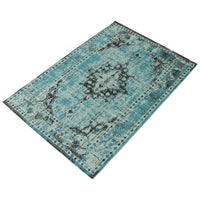 Alexandra Blue Traditional Soft Area Rug