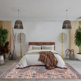 Copper Machine Washable Bohemian & Eclectic Soft Rug