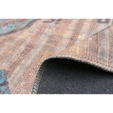 Copper Machine Washable Bohemian & Eclectic Soft Rug