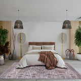 Copper Machine Washable Bohemian & Eclectic Soft Rug