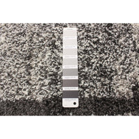 Modern Ivory Grey Border Soft Shag Area Rug