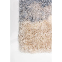 Modern Contemporary Cream Shag Area Rug