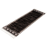 Black Bohemian Eclectic Soft Rug