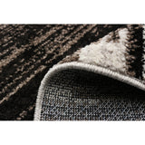 Black Bohemian Eclectic Soft Rug