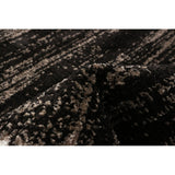 Black Bohemian Eclectic Soft Rug