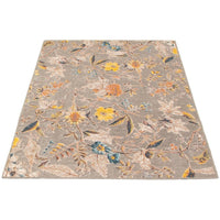 Floral Lotus Patterned Soft Rug