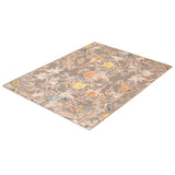 Floral Lotus Patterned Soft Rug