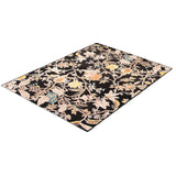 Floral Lotus Patterned Soft Rug