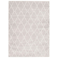 Navy White Trellis Macy Modern & Contemporary Soft Rug