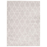 Navy White Trellis Macy Modern & Contemporary Soft Rug