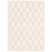 Navy White Trellis Macy Modern & Contemporary Soft Rug