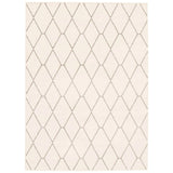 Navy White Trellis Macy Modern & Contemporary Soft Rug