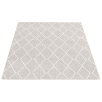 Navy White Trellis Macy Modern & Contemporary Soft Rug