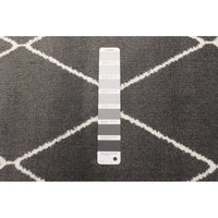 Navy White Trellis Macy Modern & Contemporary Soft Rug