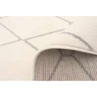 Navy White Trellis Macy Modern & Contemporary Soft Rug