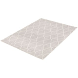 Navy White Trellis Macy Modern & Contemporary Soft Rug