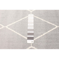 Navy White Trellis Macy Modern & Contemporary Soft Rug