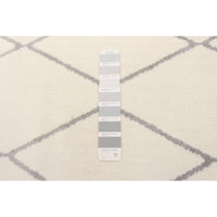 Navy White Trellis Macy Modern & Contemporary Soft Rug