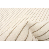 White Tan Modern & Contemporary Soft Rug