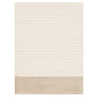 White Tan Modern & Contemporary Soft Rug