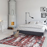 Pink Marble Modern & Contemporary Soft Rug