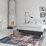 Galaxy Collection Distressed Multi Soft Area Rug